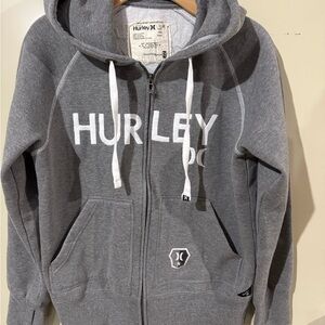 Hurley Charcoal Full-Zip Hoodie